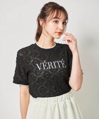 31 Sons de mode/トランテアン ソン ドゥ モード 31 Sons de mode レースロゴTシャツ/508170284