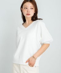 URBAN RESEARCH Sonny Label/パフスリーブVネックスウェットプルオーバー/508170421