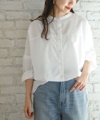 URBAN RESEARCH Sonny Label/『WEB限定』フロントタックバンドカラーシャツ/508170430