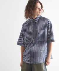 tk.TAKEO KIKUCHI/ストライプ刺繍シャツ/508170596