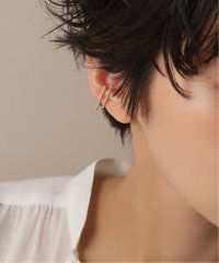 Lilas/ダイヤダブルバーイヤーカフ K10(片耳)/508170777