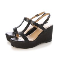 J&M DAVIDSON/ジェイアンドエムデヴィッドソン J&M DAVIDSON 厚底ラインストーンTストラップサンダル/508170809