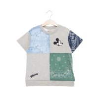 petit main/プティマイン petit main 【Disney】パッチワーク半袖Tシャツ/508170842