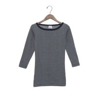 Robert P.Miller/ロバート・ピー・ミラー Robert P. Miller Robert P. Miller Panel－rib Boatneck L/S Tee －BORDER/508170853