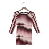 Robert P.Miller/ロバート・ピー・ミラー Robert P. Miller Robert P. Miller Panel－rib Boatneck L/S Tee －BORDER/508170853