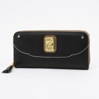 PEANUTS/ピーナッツ PEANUTS 財布 レディース 長財布 ラウンドファスナー 人気 キャラクター SNOOPY ブローチ/508171003