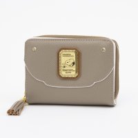 PEANUTS/ピーナッツ PEANUTS 財布 レディース 二つ折り 人気 キャラクター SNOOPY ブローチ/508171004