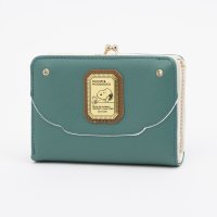 PEANUTS/ピーナッツ PEANUTS 財布 レディース がま口 二つ折り 人気 キャラクター SNOOPY ブローチ/508171005
