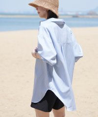 reca/レカ reca 無地/ストライプ ラッシュガードオーバーサイズシャツ(y4429・y4430)/508171052