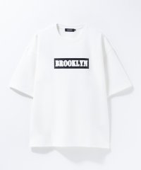 MAC HOUSE/マックハウス Mac－House ポンチ素材 エンボスプリントTシャツ/508171068