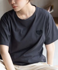 MAC HOUSE/マックハウス Mac－House nAvy ハートロゴ刺繍Tシャツ/508171081