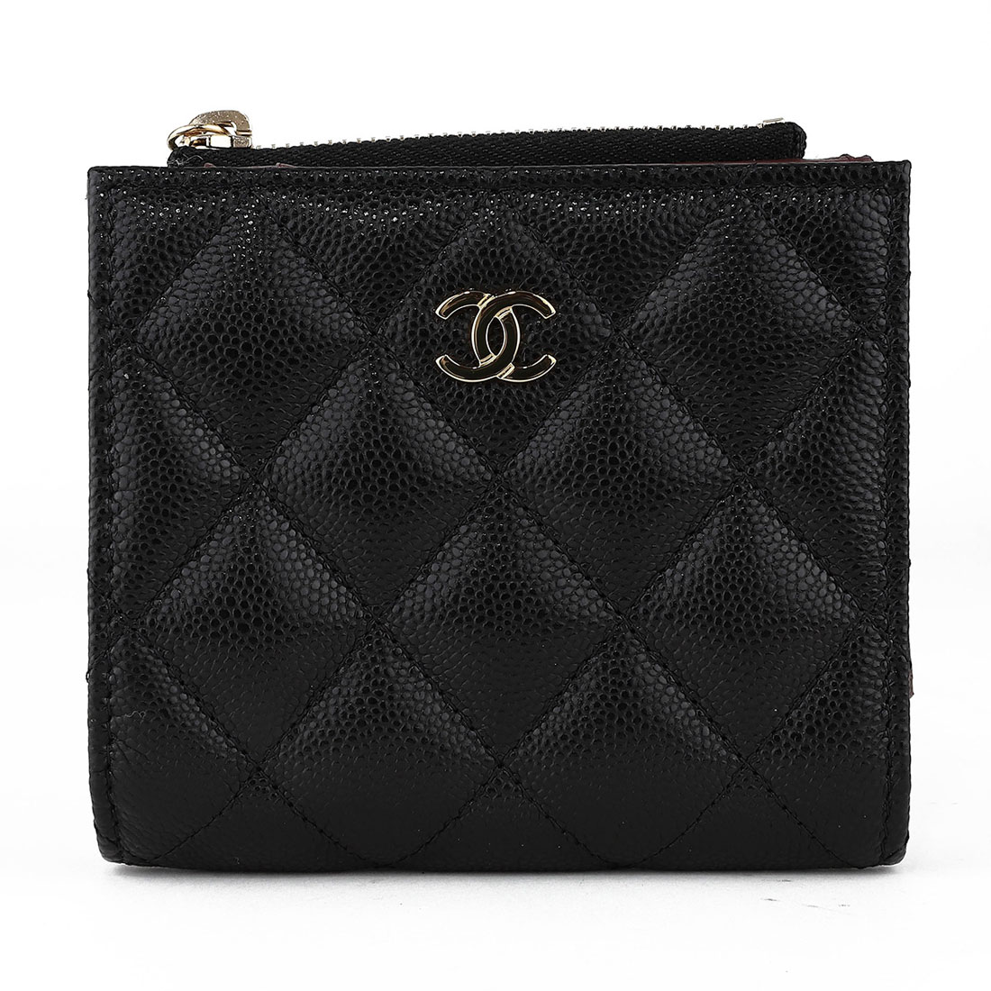 セール 13%OFF】シャネル CHANEL 2つ折り財布 キャビアスキン 2 セール 13%OFF】シャネル CHANEL 2つ折り財布 キャビアスキン 2