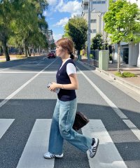futier land/フューティアランド Futier Land ワンポイント刺繍ニットベスト/508171184