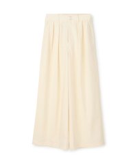 MACPHEE/シルクネップウェザー タックワイドパンツ/508171246