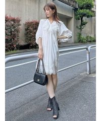 SNIDEL/エンブロイダリーラッフルミニワンピース/508171458