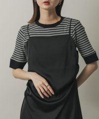 SENSE OF PLACE by URBAN RESEARCH/『一部WEB限定カラー』クルーネックリンガーボーダーTシャツ(5分袖)/508171502
