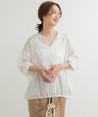 URBAN RESEARCH DOORS/リネンブレンドドロストチュニック/508171545