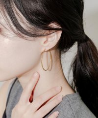 SMELLY/ステンレスフープピアス 40mm/508171634