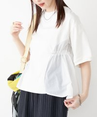 SHIPS Colors WOMEN/《一部追加予約》SHIPS Colors:〈洗濯機可能〉ミニ裏毛 ドッキング トップス◆/508171650
