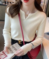 Girly Doll/ガーリードール Girly Doll キーネックプルオーバー【韓国ファッション】/508171674