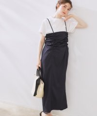 Couture Brooch/シャーリングデザインキャミワンピース/508171765
