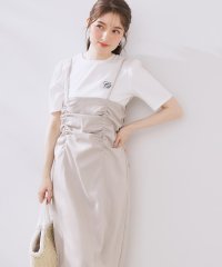 Couture Brooch/シャーリングデザインキャミワンピース/508171765