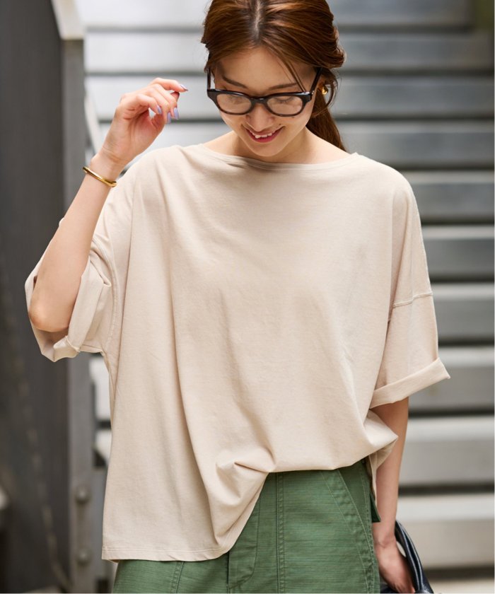 新品 FRAMeWORK フレームワーク ドライタッチコットンS/S-Tee セール】ドライタッチコットンS/S-Tee(508171903) | フレーム