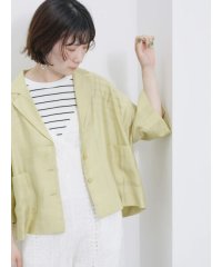 Samansa Mos2 blue/サマンサモスモス ブルー Samansa Mos2 blue シアー開襟シャツ/508172249
