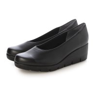 Shuna Shuna/パンプス 走れる 日本製 ウェッジソール レディース 靴 歩きやすい クッション 小さいサイズ 痛くない 通勤 通学 軽量 幅広 ゆったり 抗菌 消臭 クッショ/508172297