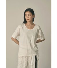marjour/マージュール marjour U NECK HALF SLEEVE OVER TEE/508172312