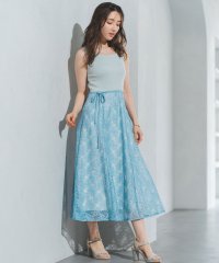 MISCH MASCH/ミッシュマッシュ MISCH MASCH 2025春夏新作 ラメニット×レースワンピース/508172326