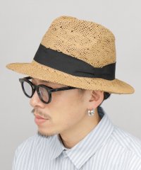 Ruben/ルーベン Ruben フラットミドルブリム パーパー（麦わら風） 中折れハット/508172389