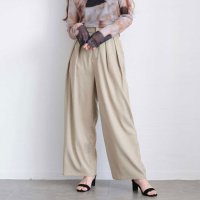 Sawa a la mode/サワアラモード Sawa a la mode ツータックスラックスハイウエストパンツ/508172395