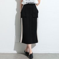 Sawa a la mode/サワアラモード Sawa a la mode 遊び心で垢抜ける配色ラインスカート/508172451