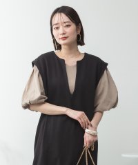 atONE/アットワン atONE コットンパフスリーブTシャツ/508172499