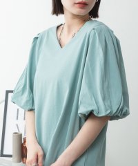 atONE/アットワン atONE コットンパフスリーブTシャツ/508172499