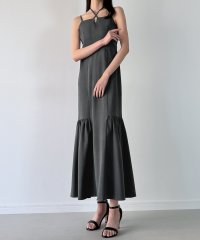 JUNOAH/ジュノア JUNOAH クロスネックマーメイドワンピース(薄手、裏地なし)/508172505