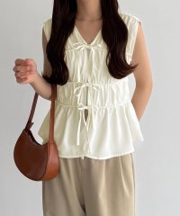 callautia/カラウティア callautia callautia ギャザーノースリーブブラウス/508172508