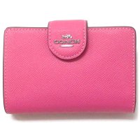 COACH/コーチ COACH コーチ 財布 COACH アウトレット レザー ミディアム コーナー ジップ ウォレット 二つ折り財布 6390 ISVQDV/508172639