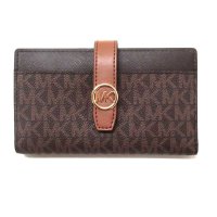 MICHAEL KORS/マイケルコース MICHAEL KORS MICHAEL KORS マイケルコース アウトレット 財布 ミディアム シグネチャー ロゴ ウォレット 二つ折り財布/508172656