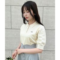 an another angelus/アンアナザーアンジェラス an another angelus ANロゴ刺繍ニットポロ【洗える】/508172684
