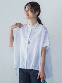 LAUTREAMONT/ロートレアモン LAUTREAMONT 【WEB限定】バンドカラードロストブラウス≪手洗い可能≫/508172895