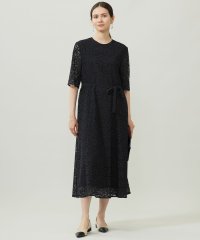 JIYU-KU(LARGE SIZE)/【洗える】フラワーリーフコードレース ワンピース/508172938