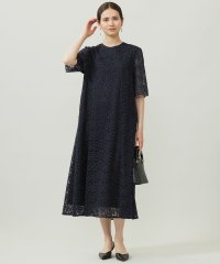 JIYU-KU(LARGE SIZE)/【洗える】フラワーリーフコードレース ワンピース/508172938