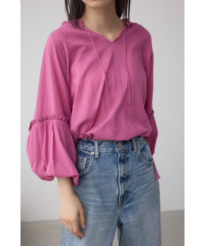 moussy - moussy パフスリーブブラウスの通販 by coco's shop