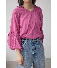 AZUL by moussy/コットンボイルパフスリーブブラウス/508173336