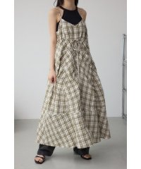 AZUL by moussy/チェックキャミソール2WAYワンピース/508173353