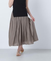 NATURAL BEAUTY BASIC/割繊ギャザースカート/508173403