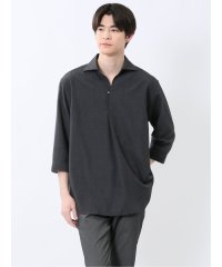 TAKA-Q/タカキュー TAKA－Q TechLinen プルオーバー 7分袖シャツ/508173477