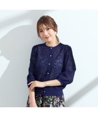 Rose Tiara(L SIZE)/フラワージャカードニットカーディガン/508173525
